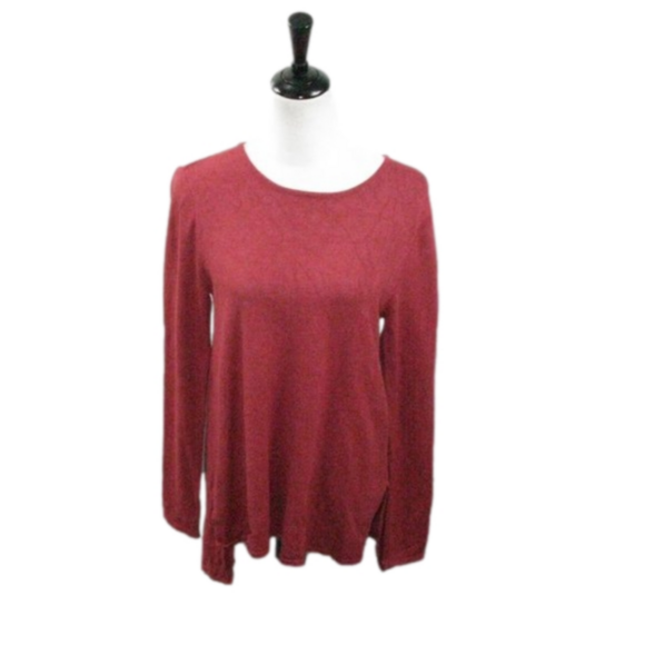 Chelsea & Theodore Tops - Chelsea & Theodore Coral Red Tunic Top Size Medium